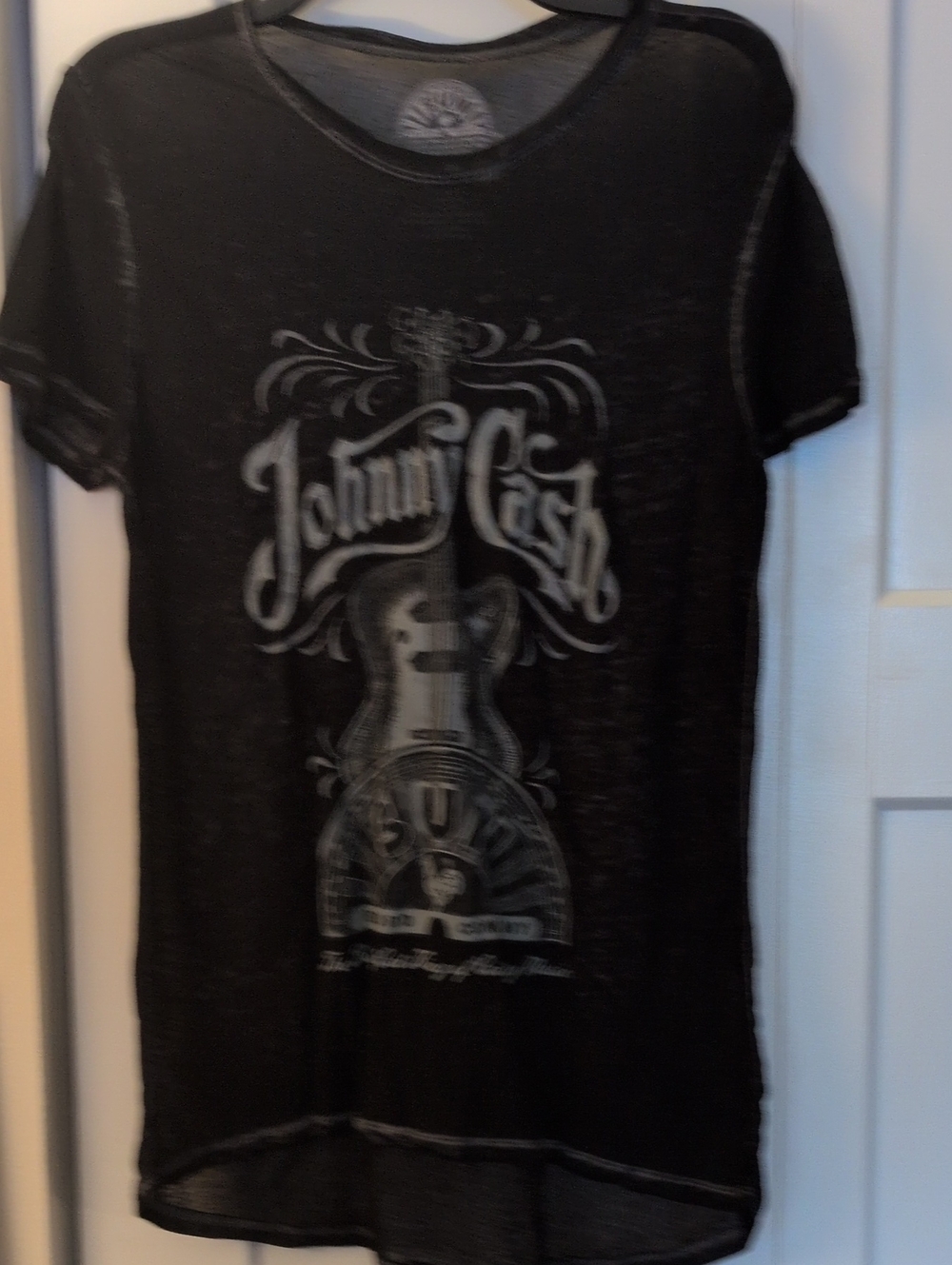 Graphic Tee - Black, Sheer- Women's Shirt